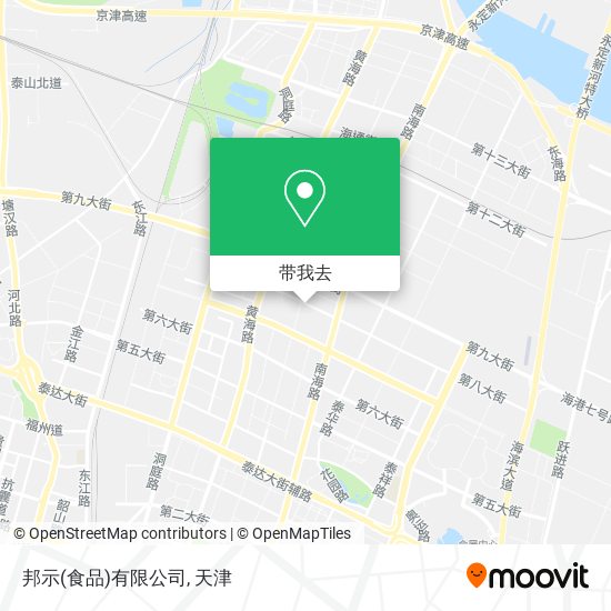 邦示(食品)有限公司地图