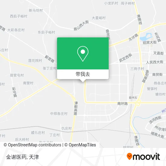 金谢医药地图