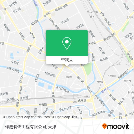 梓涟装饰工程有限公司地图