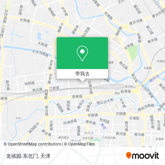 龙禧园-东北门地图