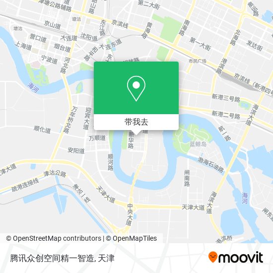 腾讯众创空间精一智造地图