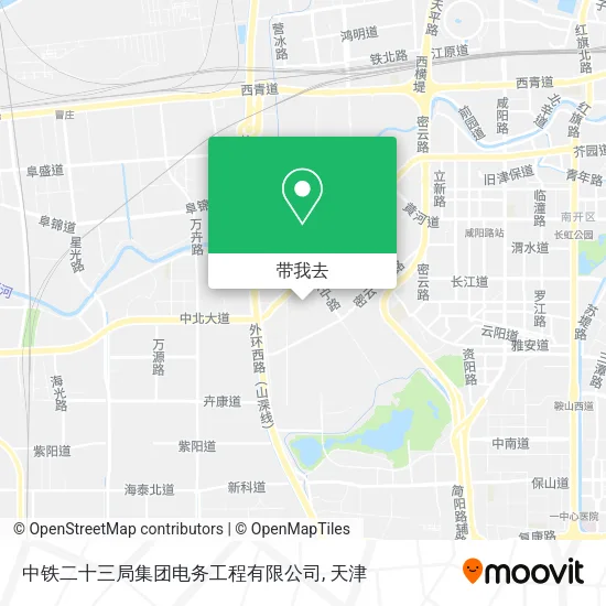 中铁二十三局集团电务工程有限公司地图