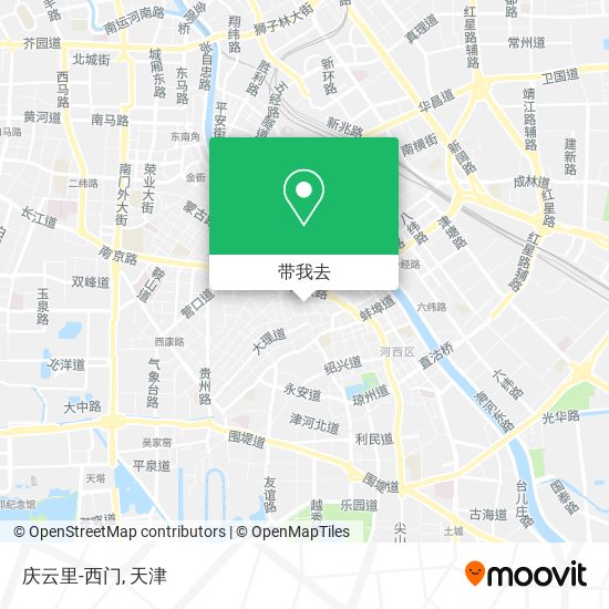 庆云里-西门地图