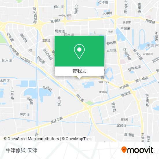 牛津修脚地图