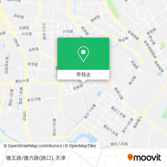 微五路/微六路(路口)地图