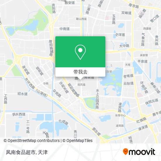 凤南食品超市地图