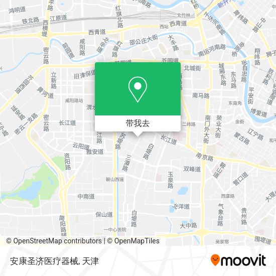 安康圣济医疗器械地图