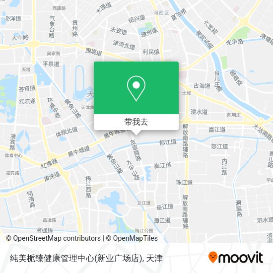 纯美栀臻健康管理中心(新业广场店)地图