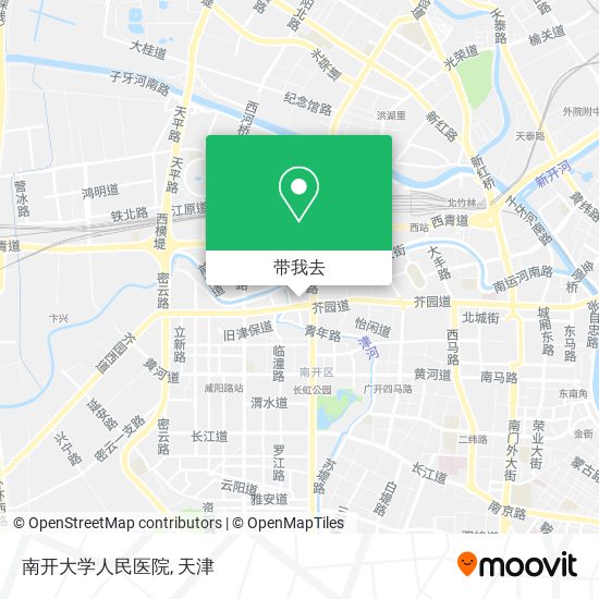 南开大学人民医院地图
