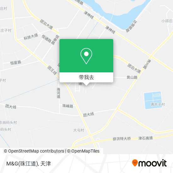 M&G(珠江道)地图