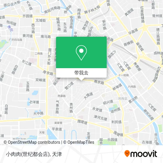 小肉肉(世纪都会店)地图