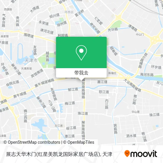 展志天华木门(红星美凯龙国际家居广场店)地图