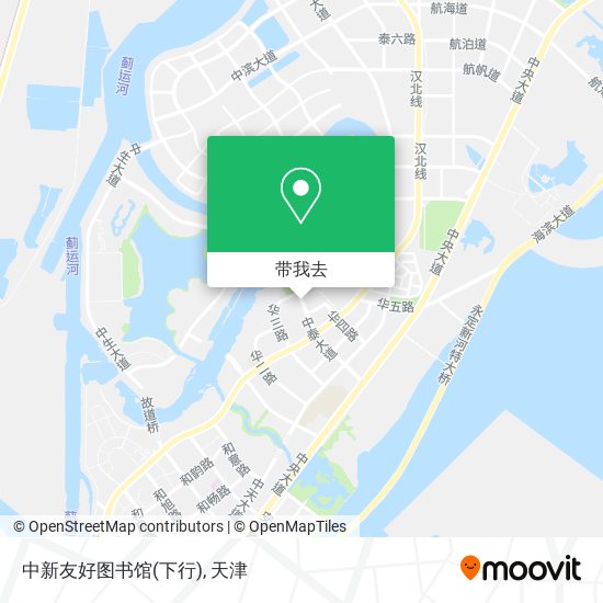 中新友好图书馆(下行)地图