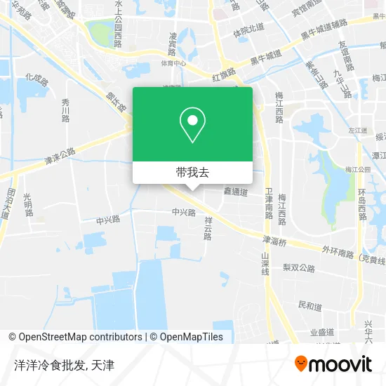 洋洋冷食批发地图