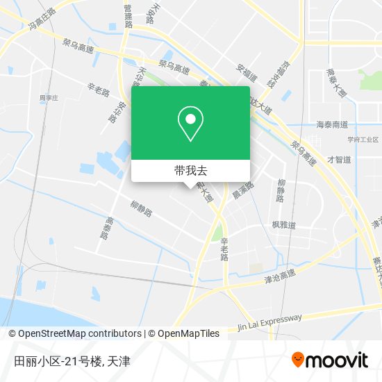 田丽小区-21号楼地图