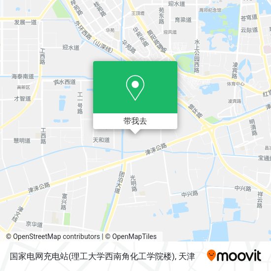 国家电网充电站(理工大学西南角化工学院楼)地图