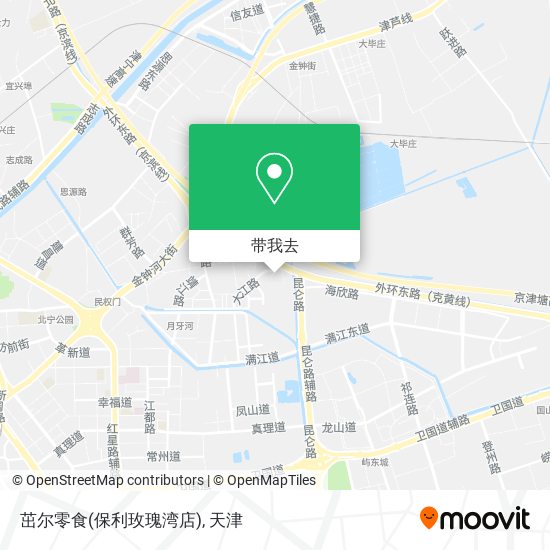 茁尔零食(保利玫瑰湾店)地图