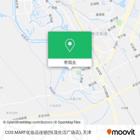 COS MART化妆品连锁(恒茂生活广场店)地图
