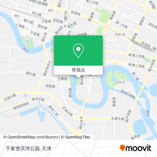 于家堡滨河公园地图