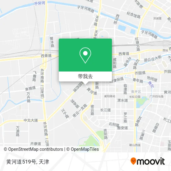 黄河道519号地图