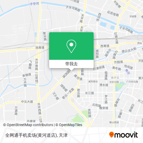 全网通手机卖场(黄河道店)地图