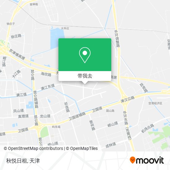 秋悦日租地图