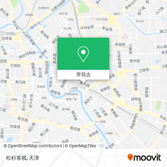 松杉客栈地图