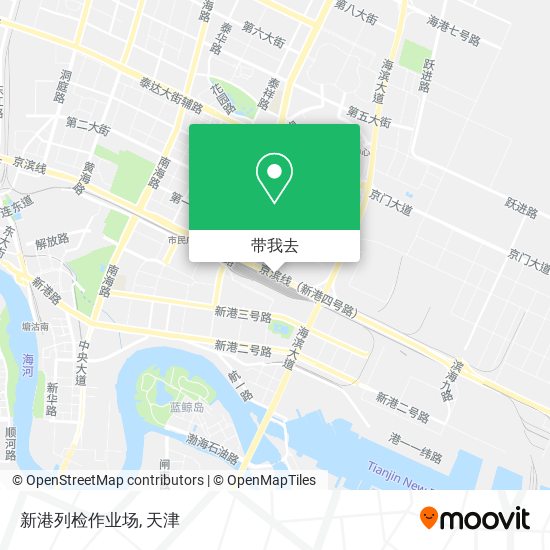 新港列检作业场地图