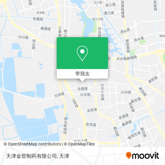 天津金世制药有限公司地图