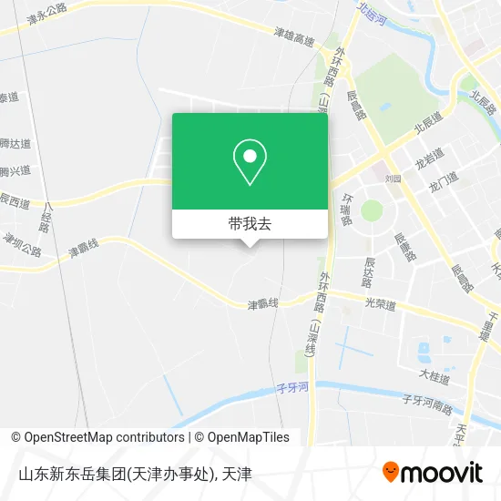山东新东岳集团(天津办事处)地图