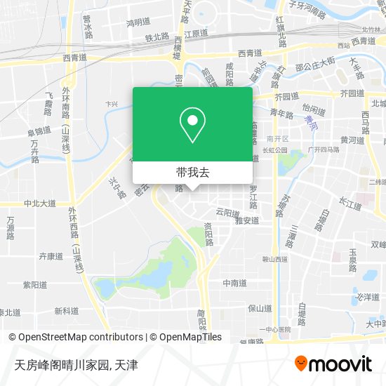 天房峰阁晴川家园地图