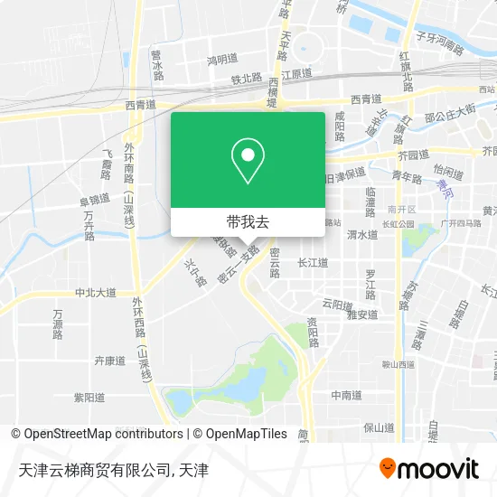天津云梯商贸有限公司地图