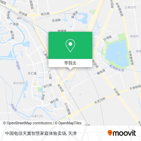 中国电信天翼智慧家庭体验卖场地图