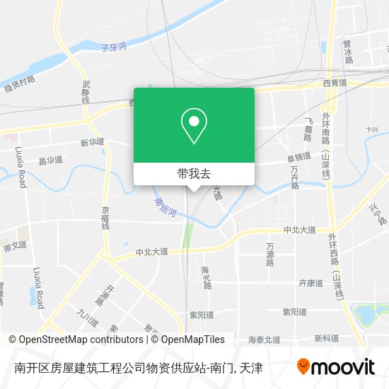 南开区房屋建筑工程公司物资供应站-南门地图