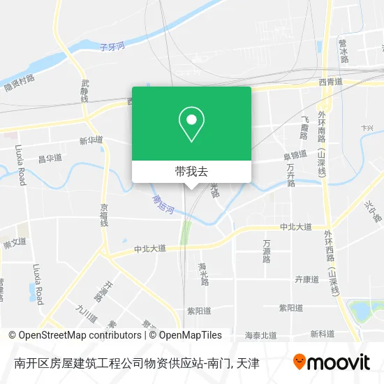 南开区房屋建筑工程公司物资供应站-南门地图