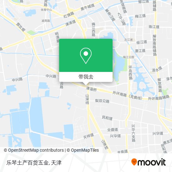 乐琴土产百货五金地图