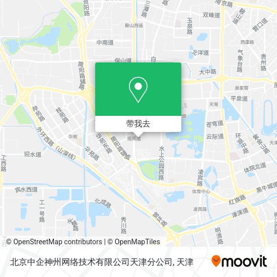 北京中企神州网络技术有限公司天津分公司地图