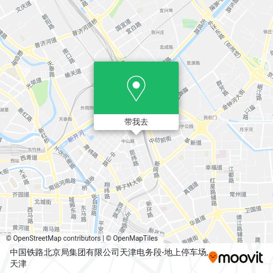 中国铁路北京局集团有限公司天津电务段-地上停车场地图