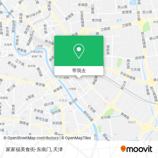 家家福美食街-东南门地图