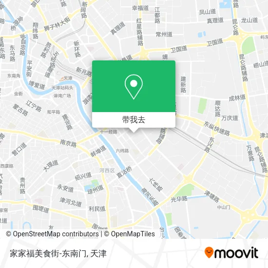 家家福美食街-东南门地图