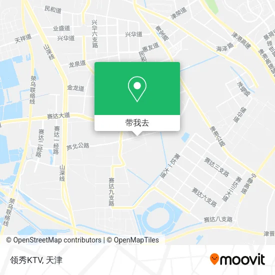 领秀KTV地图