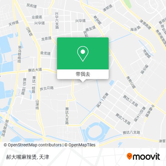郝大嘴麻辣烫地图