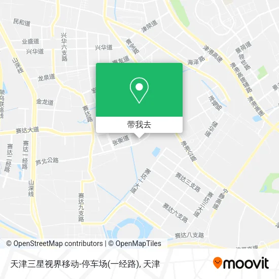 天津三星视界移动-停车场(一经路)地图