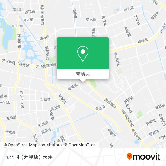 众车汇(天津店)地图