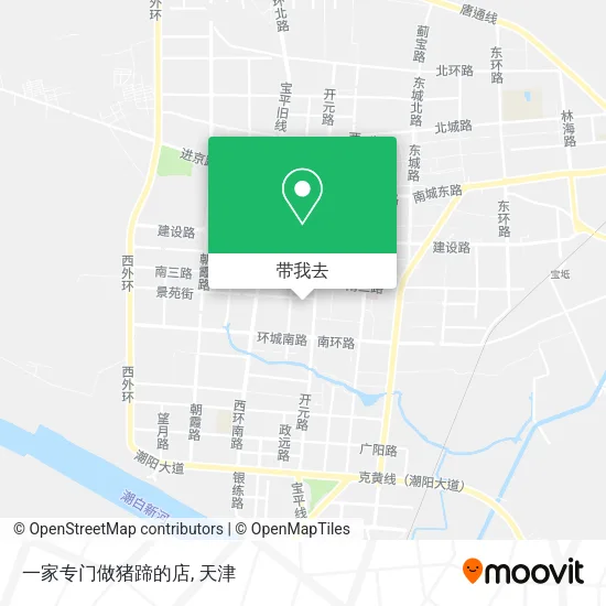 一家专门做猪蹄的店地图