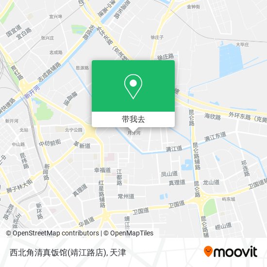 西北角清真饭馆(靖江路店)地图