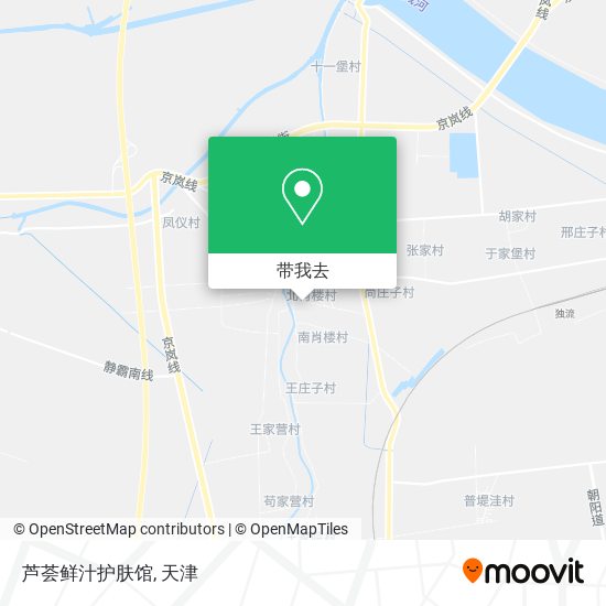 芦荟鲜汁护肤馆地图