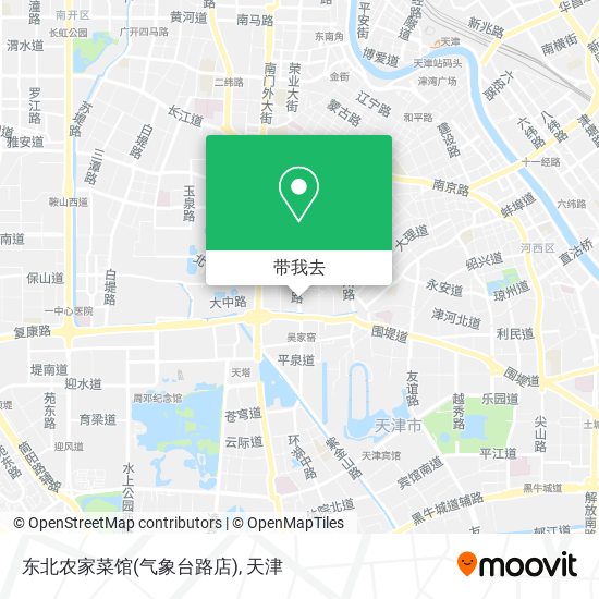 东北农家菜馆(气象台路店)地图