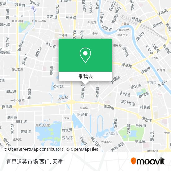 宜昌道菜市场-西门地图