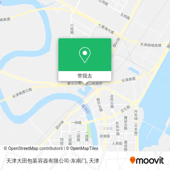 天津大田包装容器有限公司-东南门地图